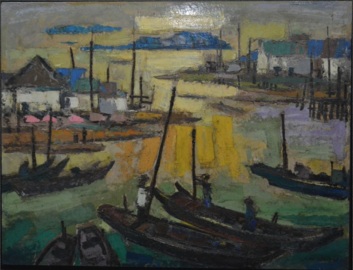 Same painting after conservation